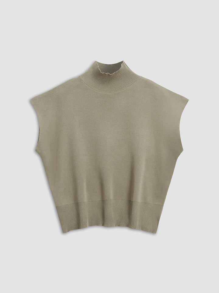 Comfortabele Effen Trui Gilet