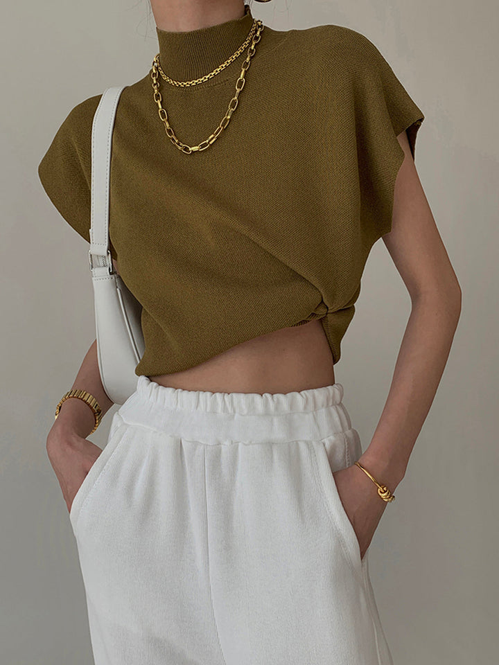 Comfortabele Effen Trui Gilet