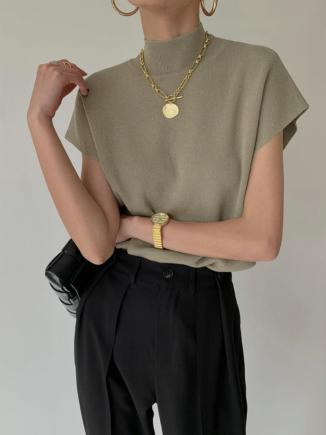 Comfortabele Effen Trui Gilet