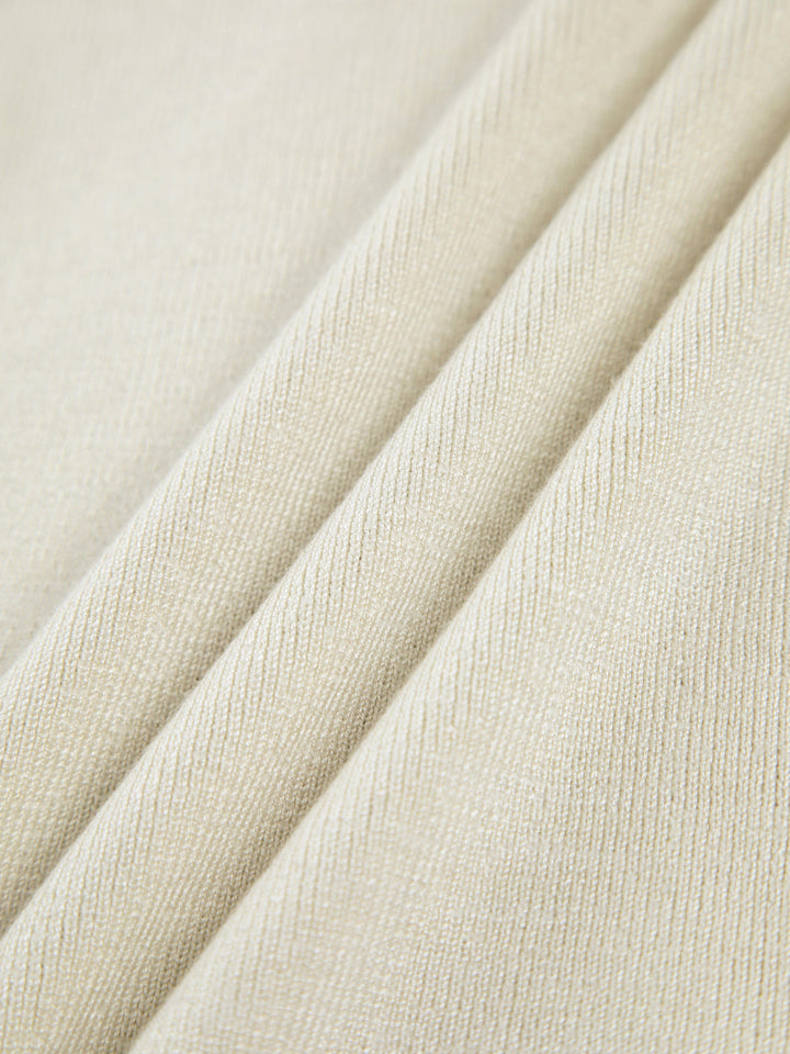 Gebreide Top met Lange Mouwen – Dubbelzijdig Tweekleurig Design