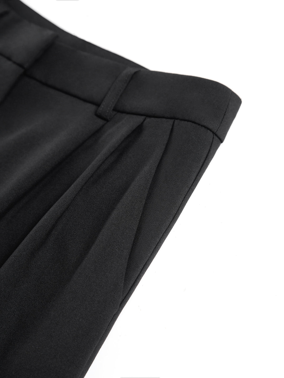 Effen Broek met Wijde Pijpen zonder riem
