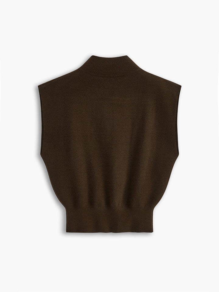 Comfortabele Effen Trui Gilet