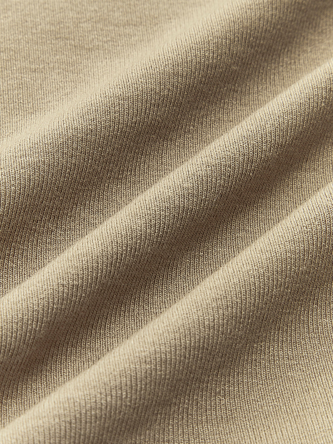 Geribde Gebreide Top met Lange Mouwen en Asymmetrische Hals