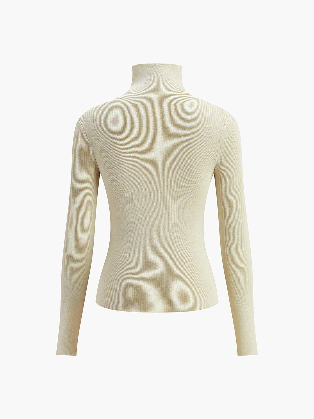 Gebreide Top met Lange Mouwen – Dubbelzijdig Tweekleurig Design