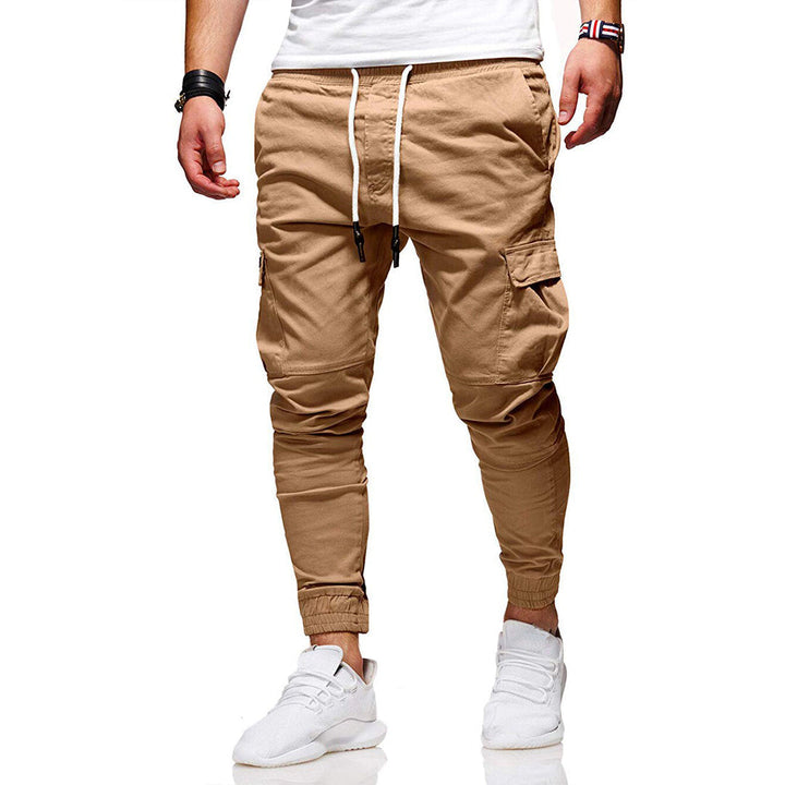 Daan | Comfortabele ademende katoen herfst cargobroek voor heren met moderne tapered fit