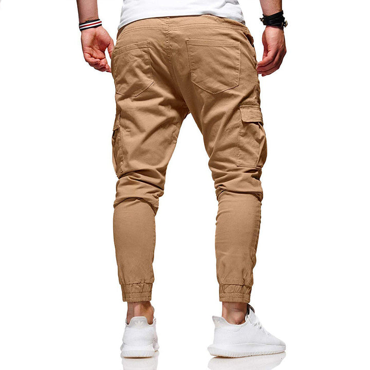 Daan | Comfortabele ademende katoen herfst cargobroek voor heren met moderne tapered fit