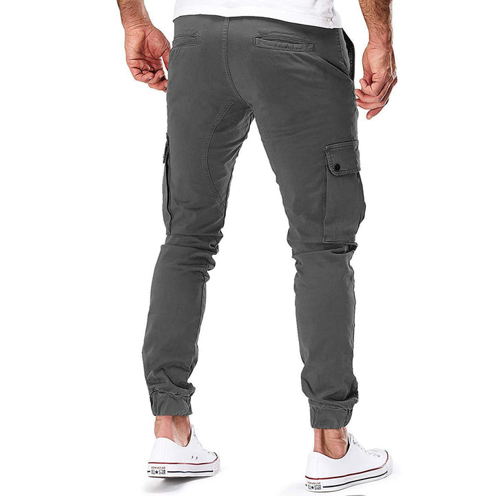 Daan | Comfortabele ademende katoen herfst cargobroek voor heren met moderne tapered fit
