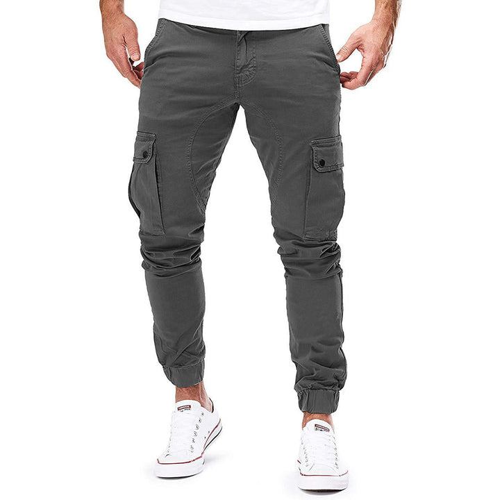 Daan | Comfortabele ademende katoen herfst cargobroek voor heren met moderne tapered fit