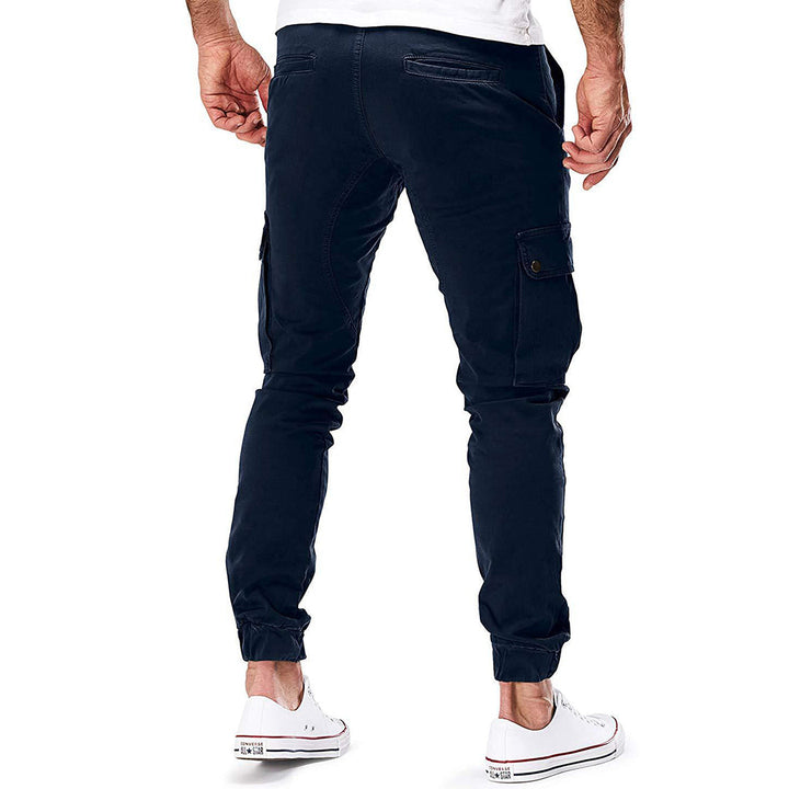 Daan | Comfortabele ademende katoen herfst cargobroek voor heren met moderne tapered fit