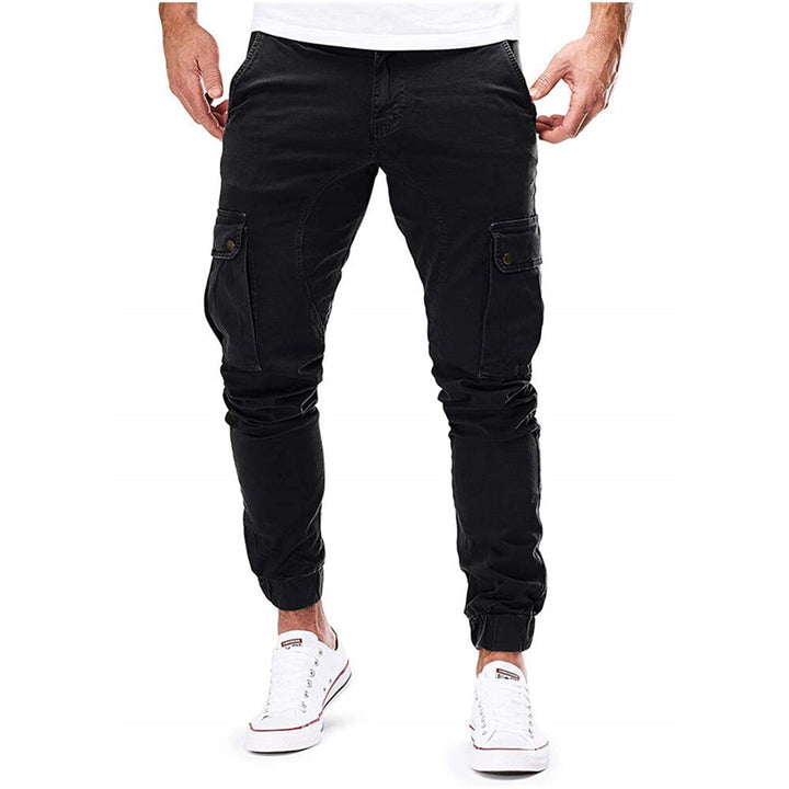 Daan | Comfortabele ademende katoen herfst cargobroek voor heren met moderne tapered fit