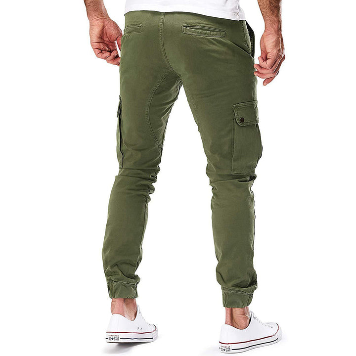 Daan | Comfortabele ademende katoen herfst cargobroek voor heren met moderne tapered fit