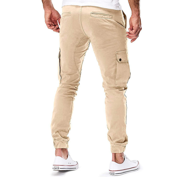 Daan | Comfortabele ademende katoen herfst cargobroek voor heren met moderne tapered fit