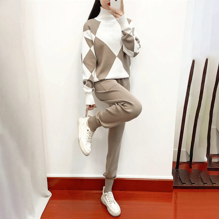 Luna - Warme trui en broek set