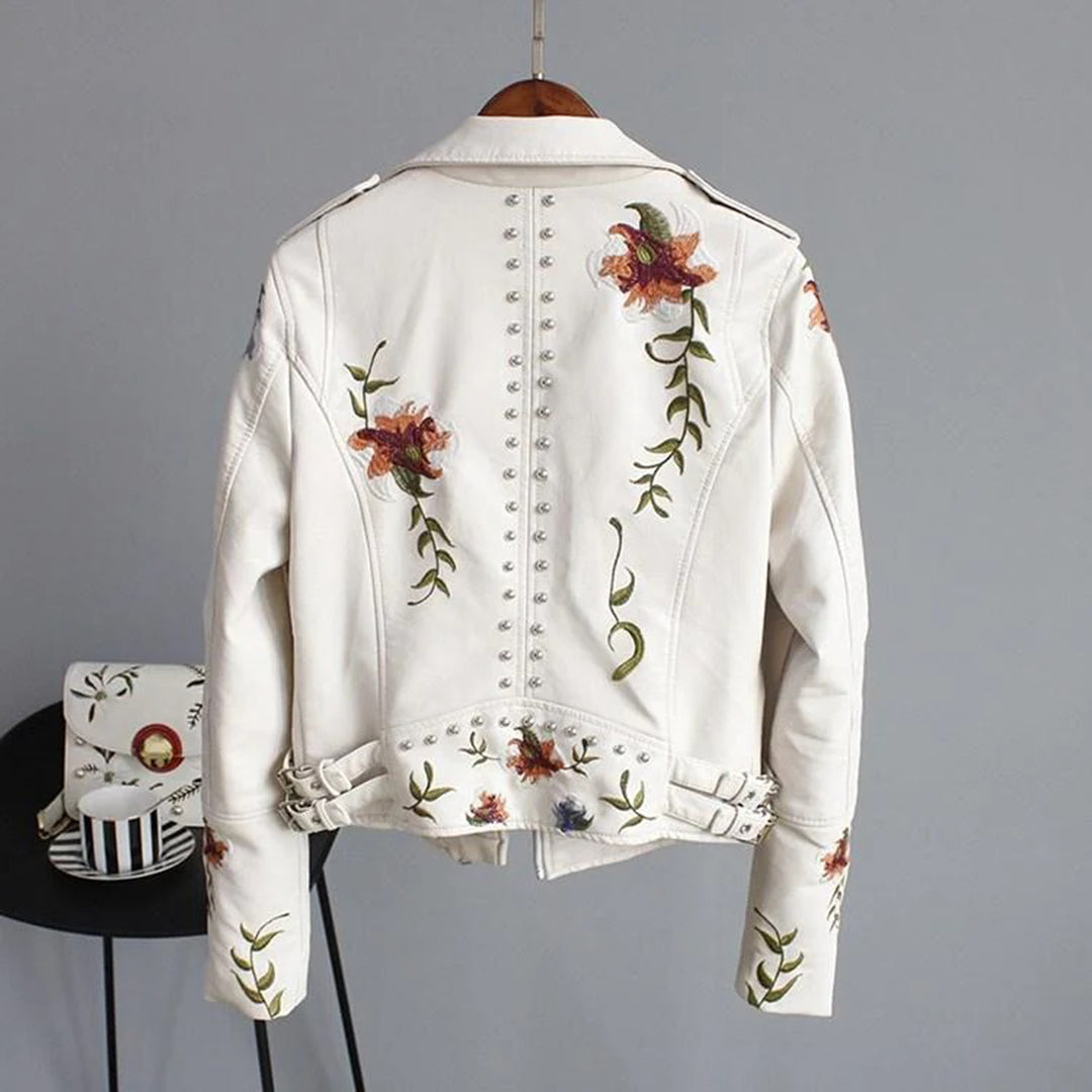 Olivia - Vrouwenjack met Bloemen - Elegant en Functioneel voor Elke Gelegenheid