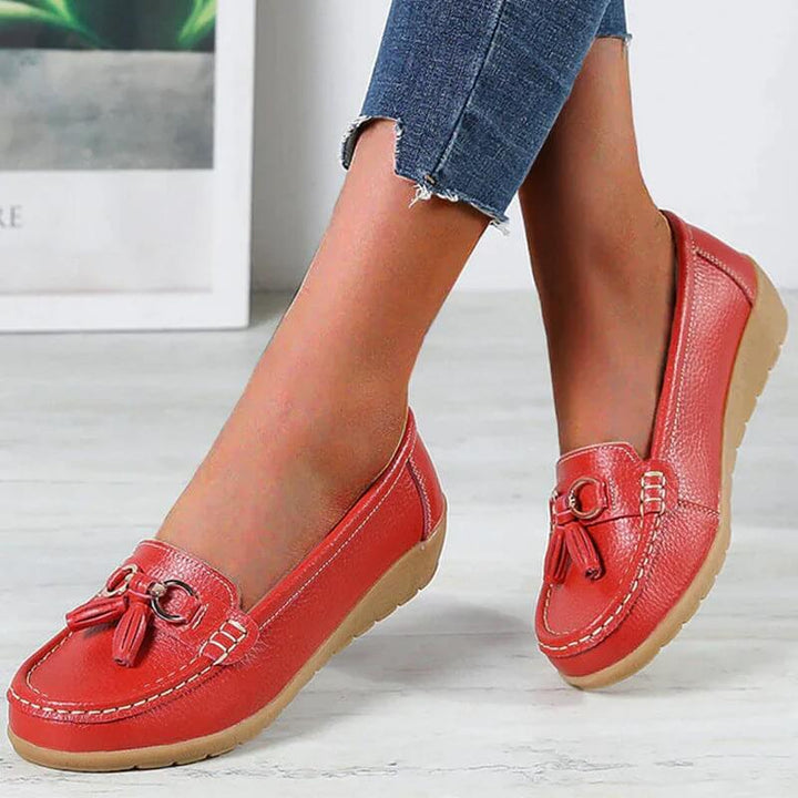 Fenna - Dames Leren Loafers