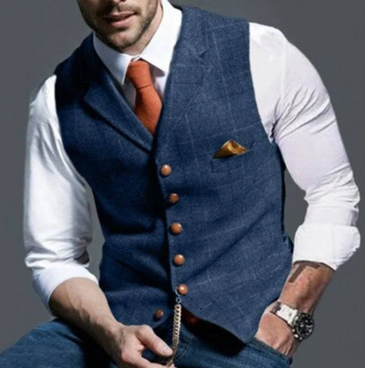 Henrik | Herfst gilet voor heren
