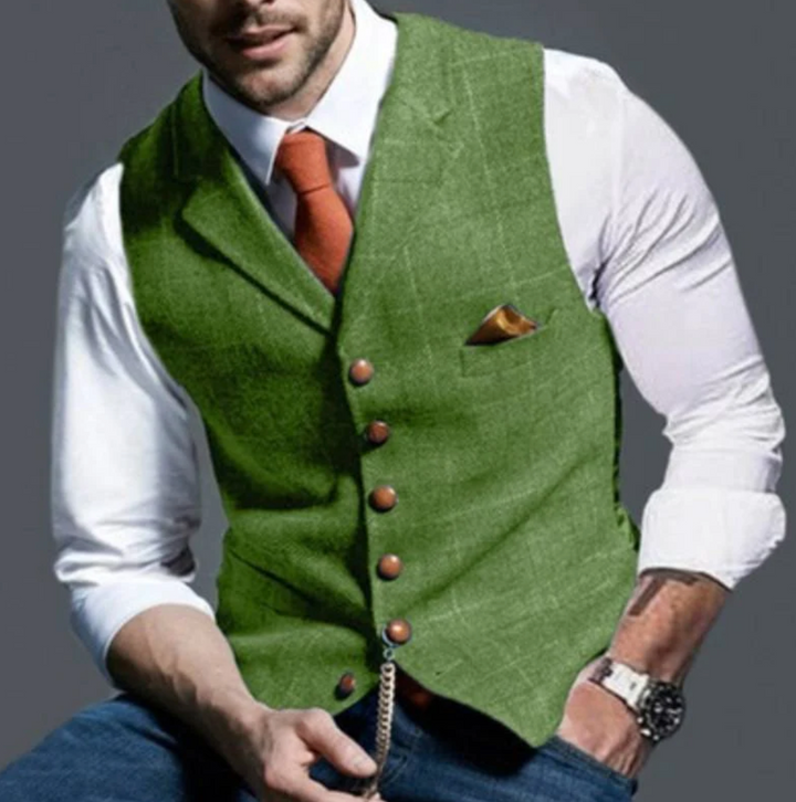 Henrik | Herfst gilet voor heren