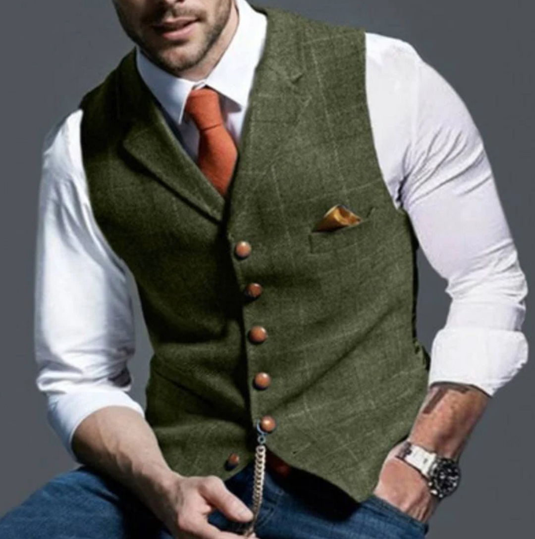 Henrik | Herfst gilet voor heren