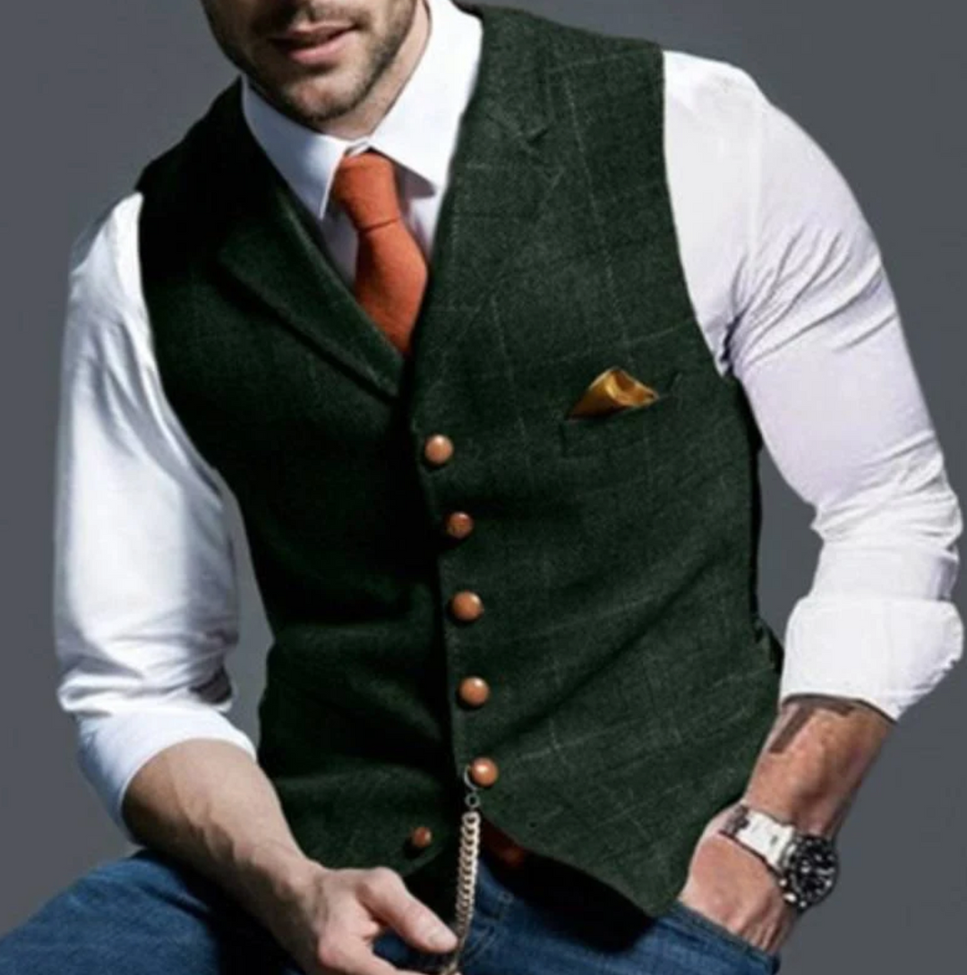 Henrik | Herfst gilet voor heren