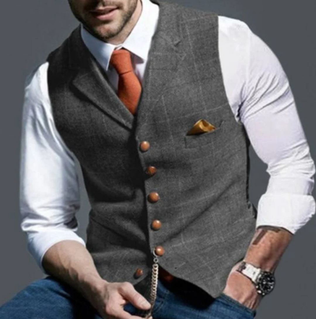 Henrik | Herfst gilet voor heren