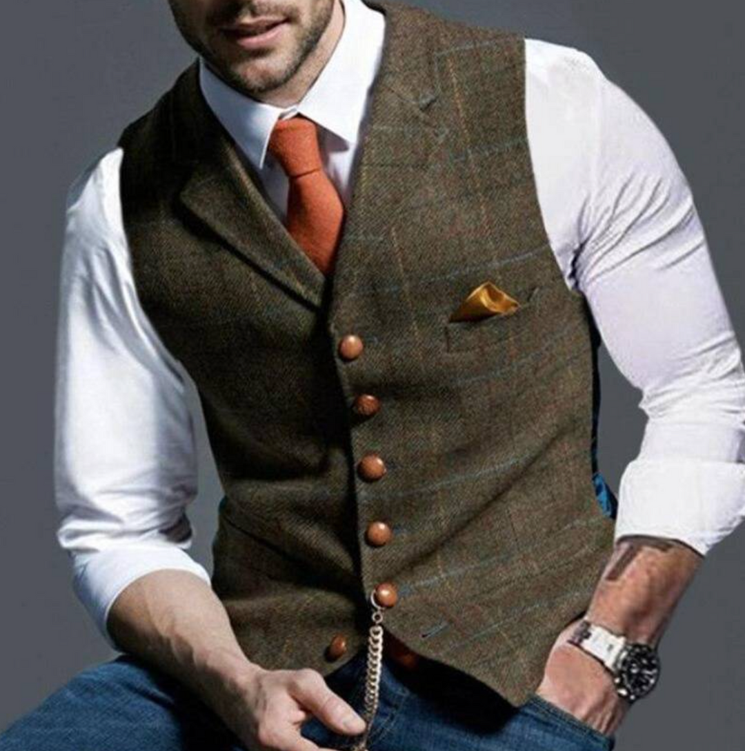 Henrik | Herfst gilet voor heren