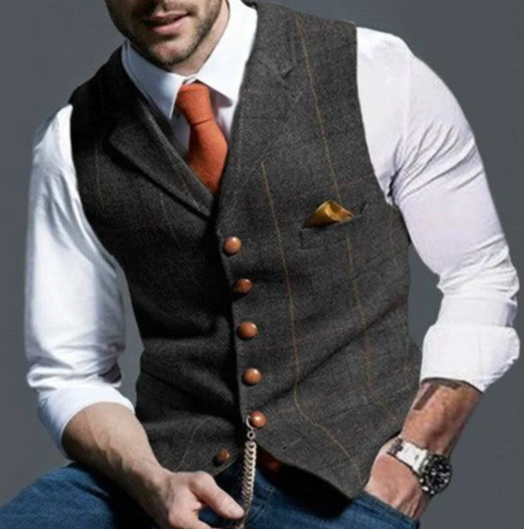 Henrik | Herfst gilet voor heren