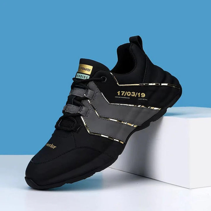 Robert | Lichtgewicht ademende PU herfstsneakers voor heren met sportief meerkleurig design