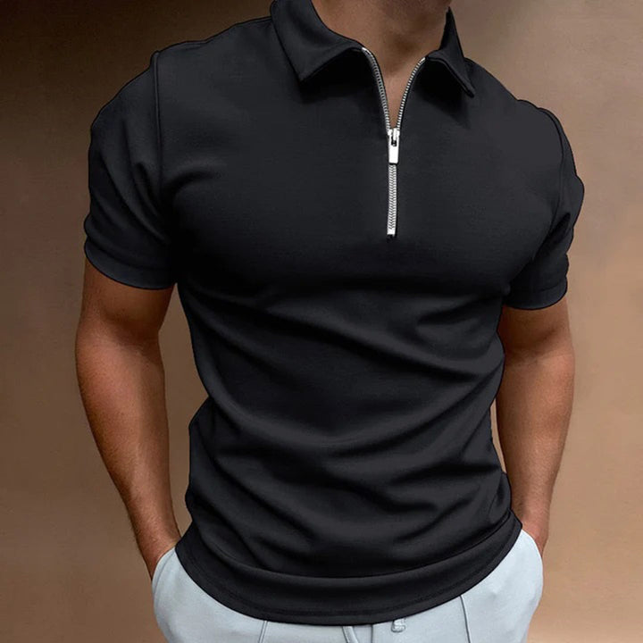 Heren polo met ritssluiting – Verzorgde uitstraling en moeiteloos comfort in één ontwerp