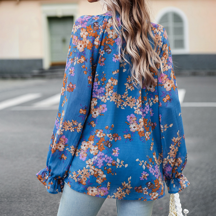 Jasmijn - Dames Blouse - Gebloemd Design voor een Speelse Look