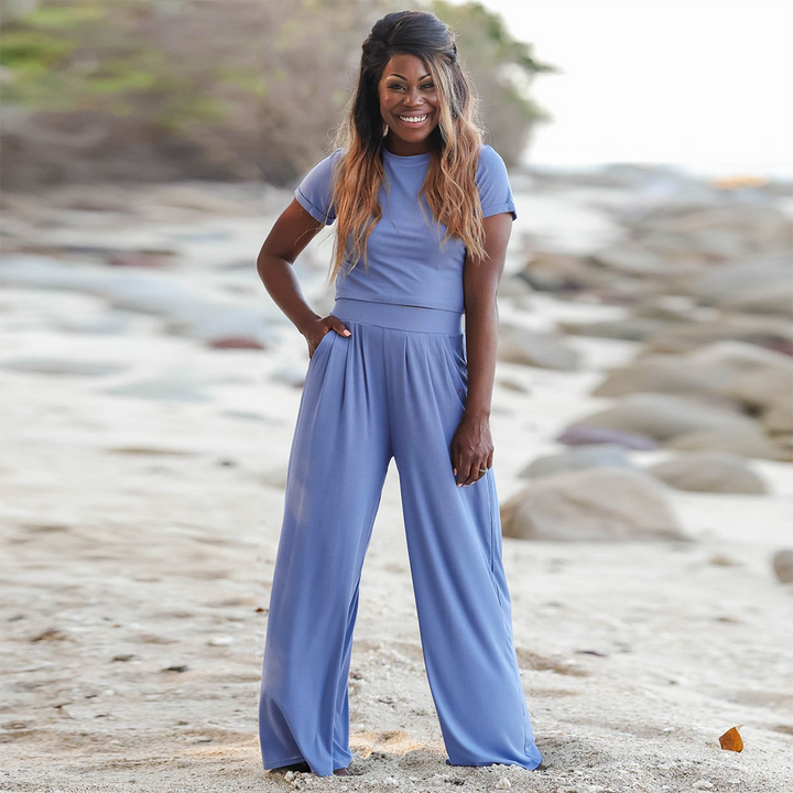 Isaline - Dames Top en Broek Set - Veelzijdige en Comfortabele Combinatie