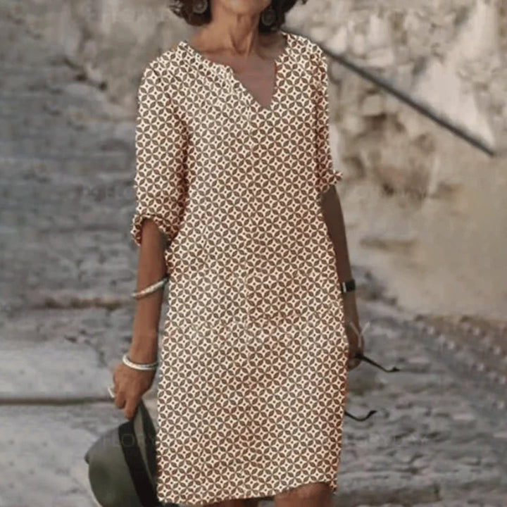 Elegante zomerjurk met comfortabel design en tijdloze uitstraling