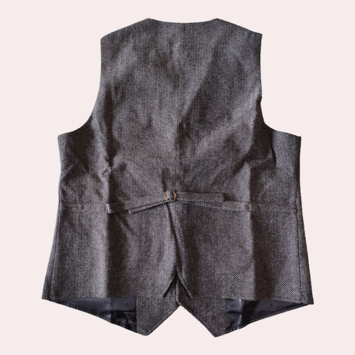 Hugo | Comfortabel wolmix herfst gilet voor heren met tijdloos elegant design