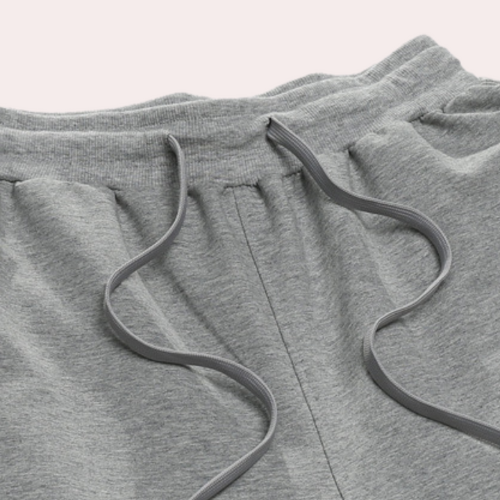 Heren joggingbroek katoen – Comfortabele broek met wijde pijpen voor ontspannen dagen en lichte activiteit