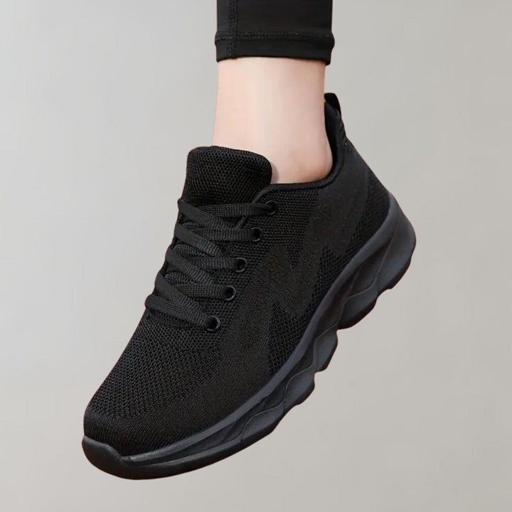 Lina | Lichtgewicht ademende stof sneakers voor dames met sportieve look