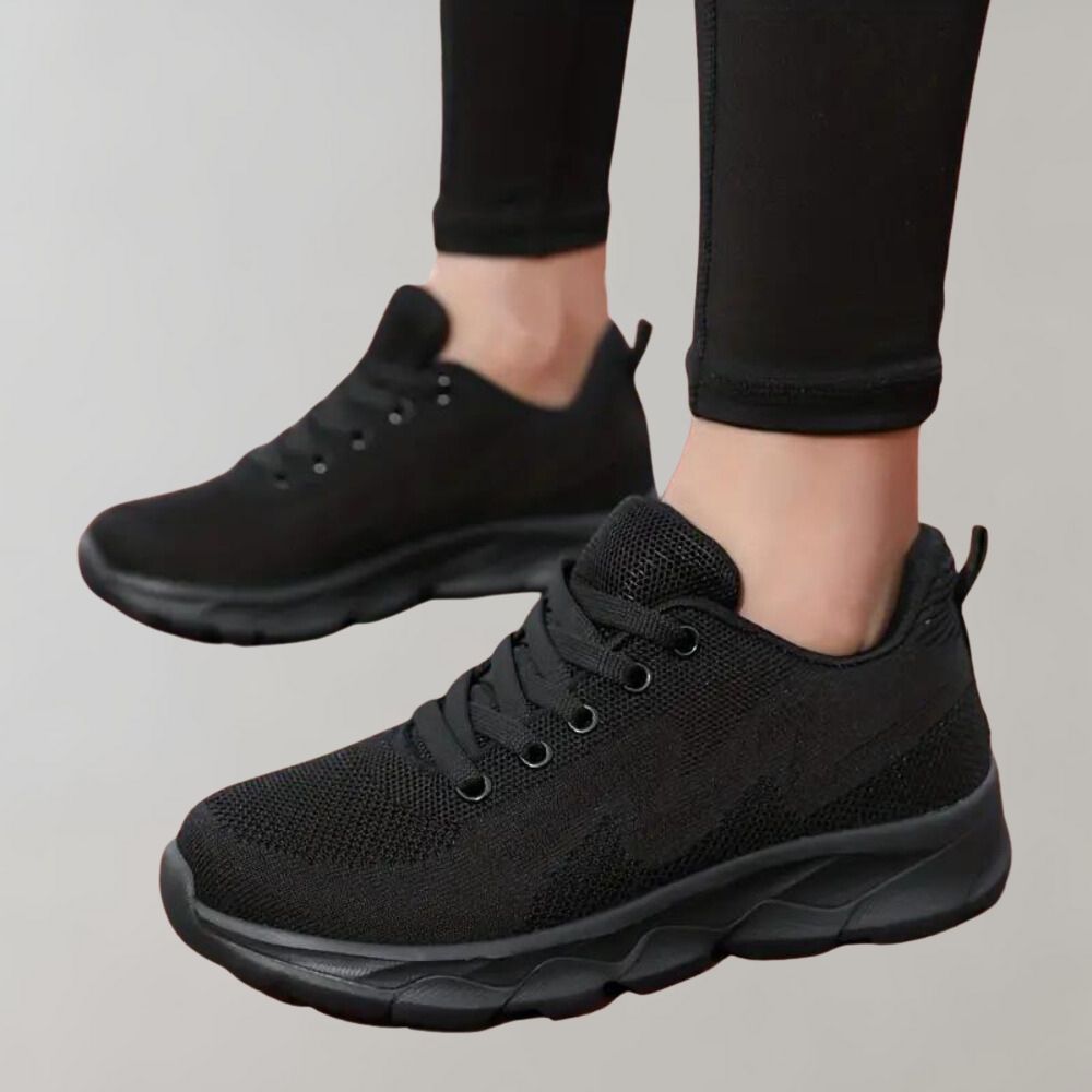 Lina | Lichtgewicht ademende stof sneakers voor dames met sportieve look