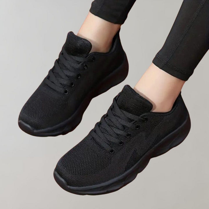 Lina | Lichtgewicht ademende stof sneakers voor dames met sportieve look