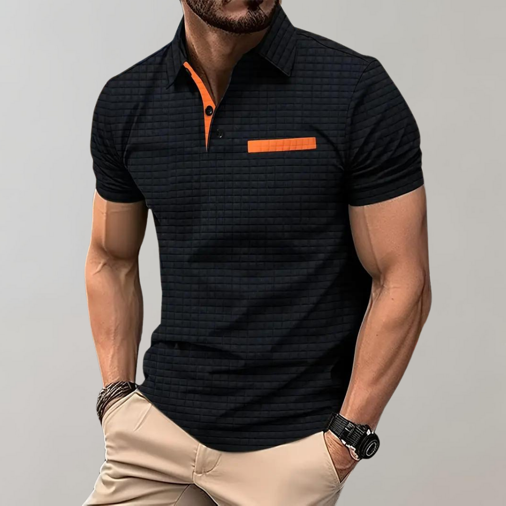 Heren polo met klassieke kraag – Tijdloze stijl met moderne pasvorm voor elke gelegenheid