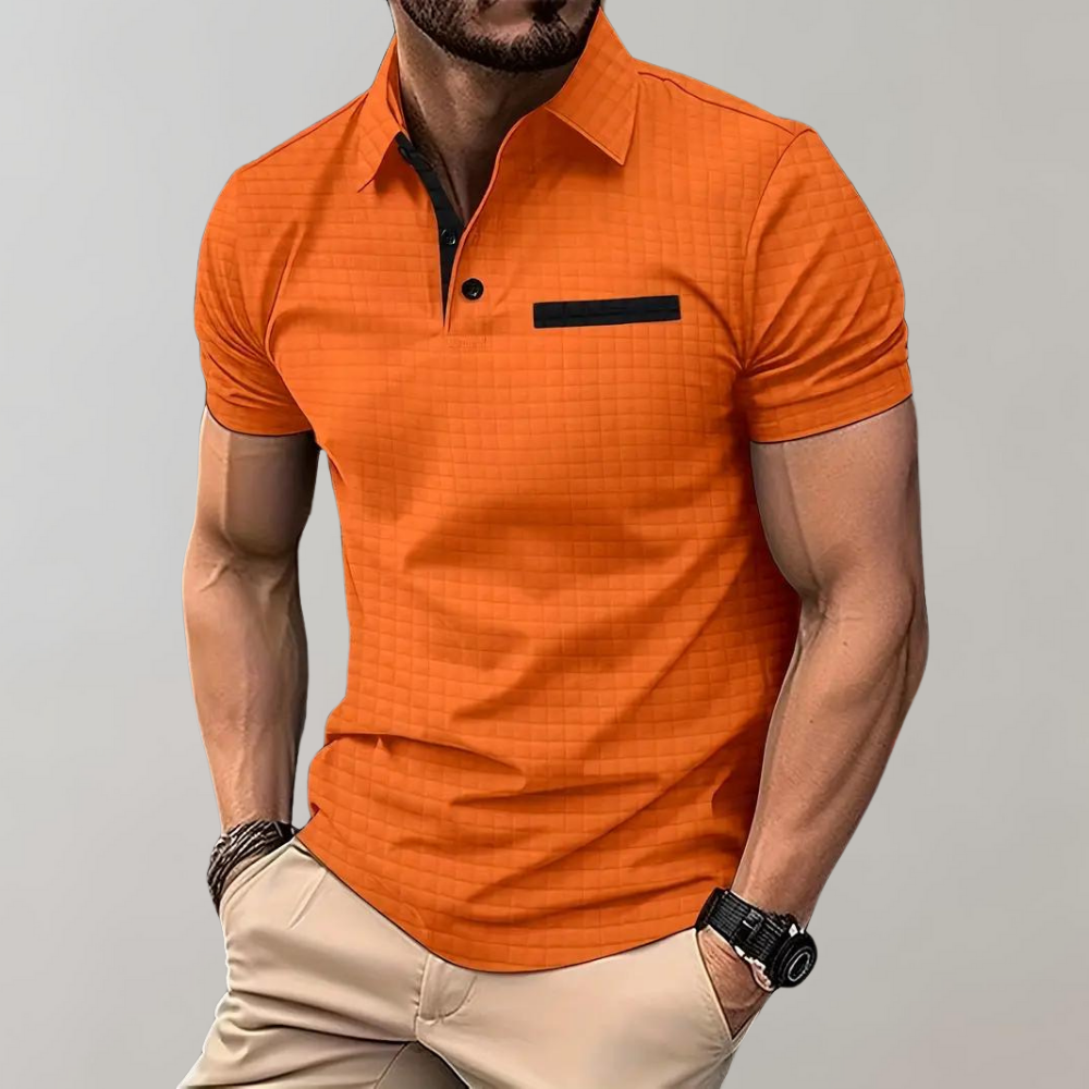 Heren polo met klassieke kraag – Tijdloze stijl met moderne pasvorm voor elke gelegenheid