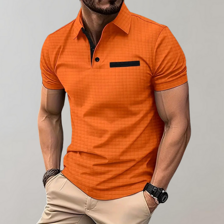 Heren polo met klassieke kraag – Tijdloze stijl met moderne pasvorm voor elke gelegenheid