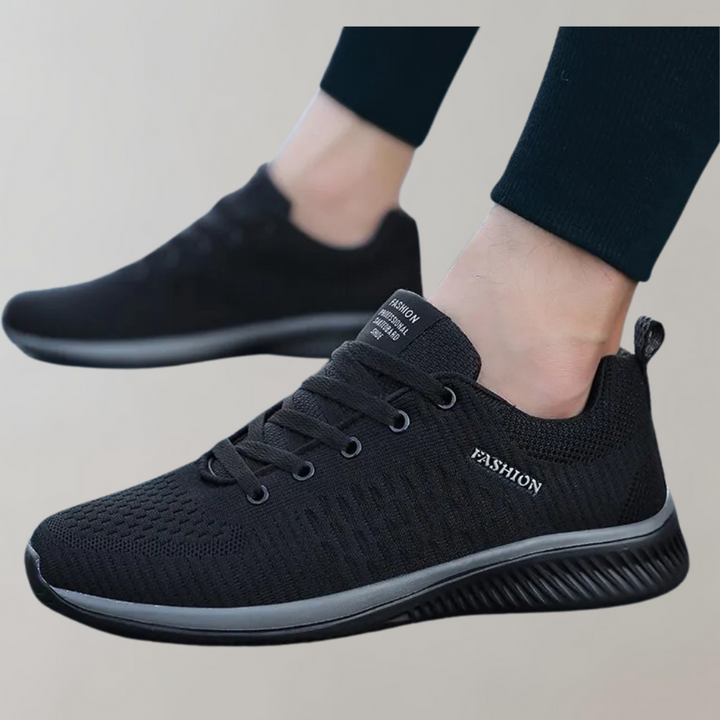 Kornelius | Lichtgewicht ademende mesh herfstsneakers voor heren met minimalistisch sportdesign