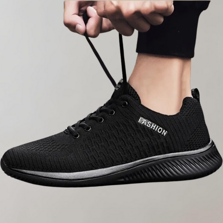 Kornelius | Lichtgewicht ademende mesh herfstsneakers voor heren met minimalistisch sportdesign