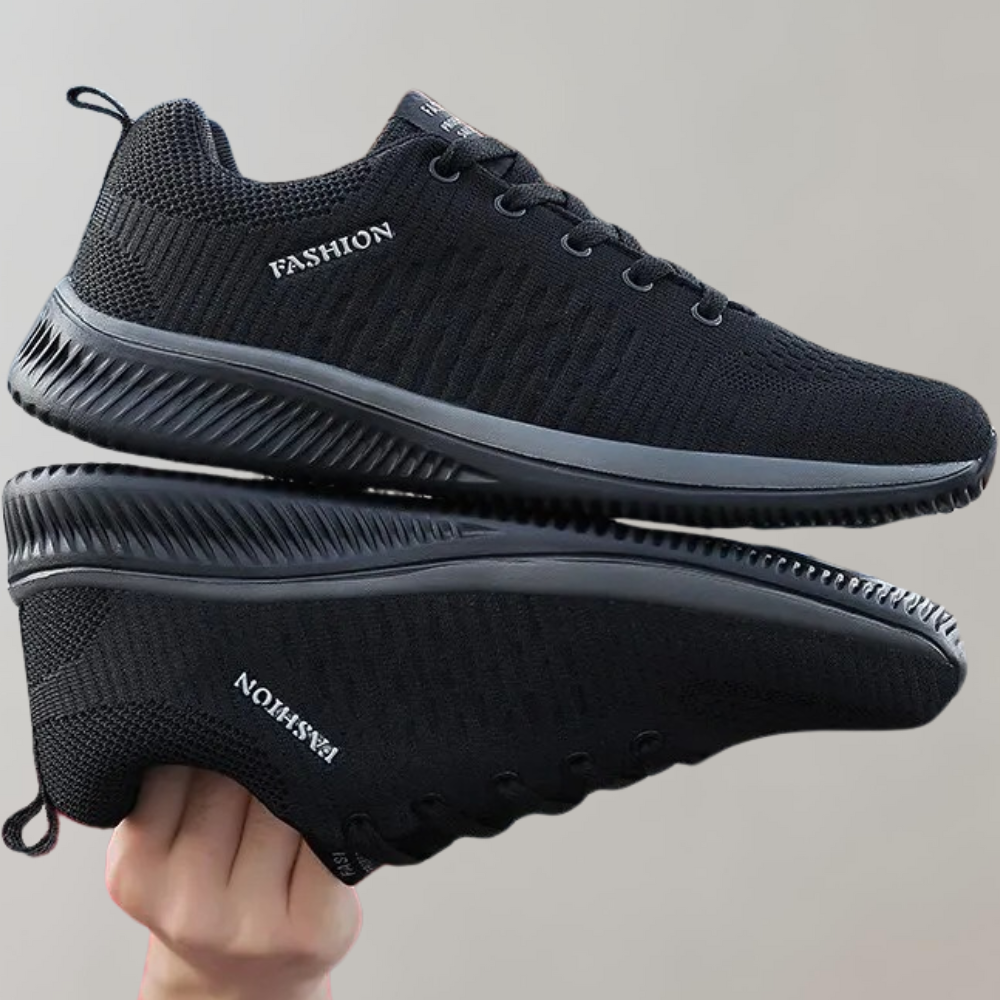Kornelius | Lichtgewicht ademende mesh herfstsneakers voor heren met minimalistisch sportdesign