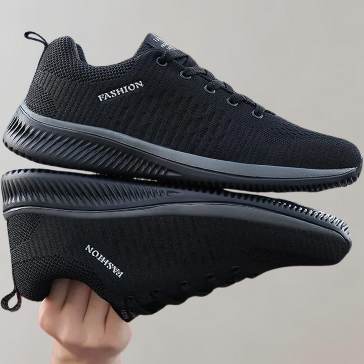Kornelius | Lichtgewicht ademende mesh herfstsneakers voor heren met minimalistisch sportdesign