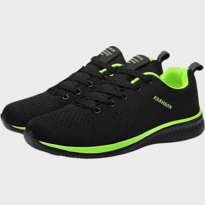 Kornelius | Lichtgewicht ademende mesh herfstsneakers voor heren met minimalistisch sportdesign