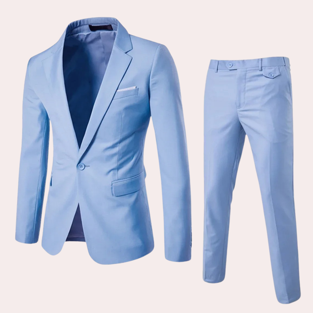 Julian | Elegant slim fit herfst pak voor heren met blazer en pantalon in tijdloos design