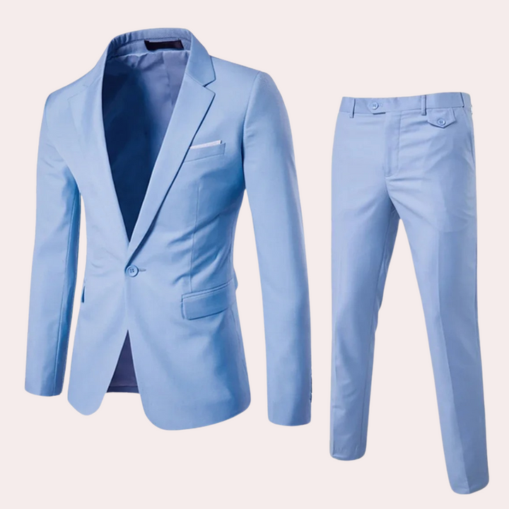 Julian | Elegant slim fit herfst pak voor heren met blazer en pantalon in tijdloos design