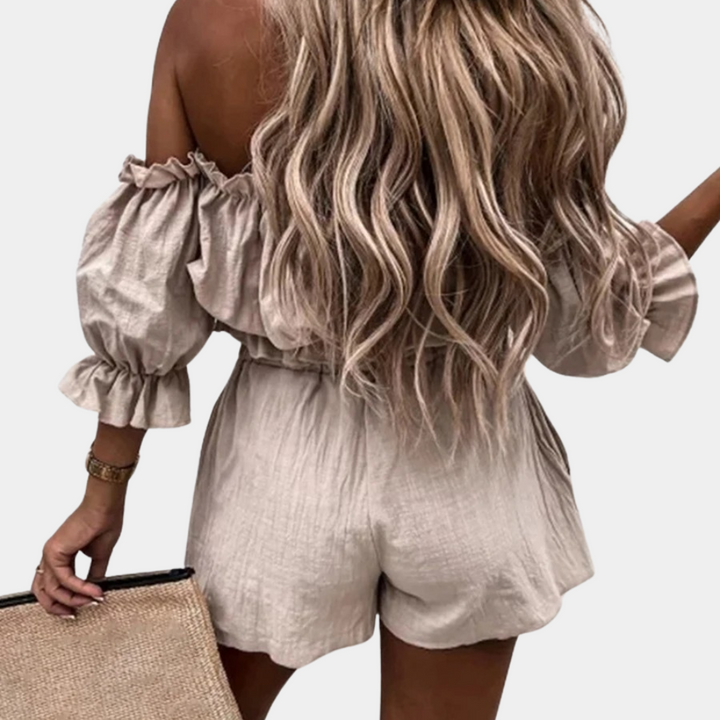 Talia - Dames Short en Top Set - Luchtige en Trendy Combinatie voor de Zomer