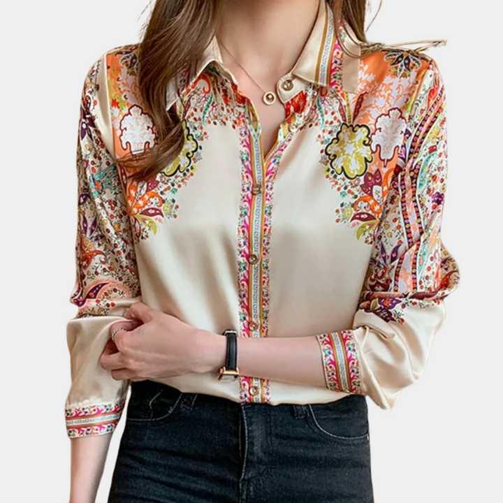 Camille - Dames Blouse - Tijdloos Design voor Elke Gelegenheid