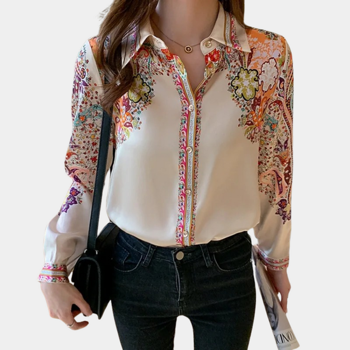Camille - Dames Blouse - Tijdloos Design voor Elke Gelegenheid