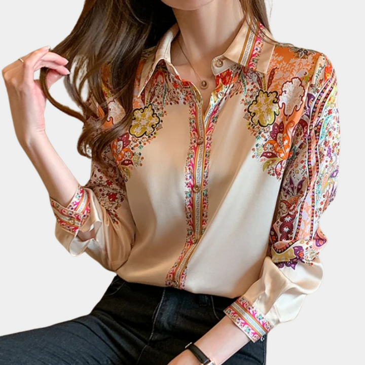 Camille - Dames Blouse - Tijdloos Design voor Elke Gelegenheid